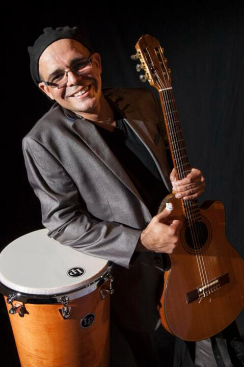 Nanny with percussion and guitar